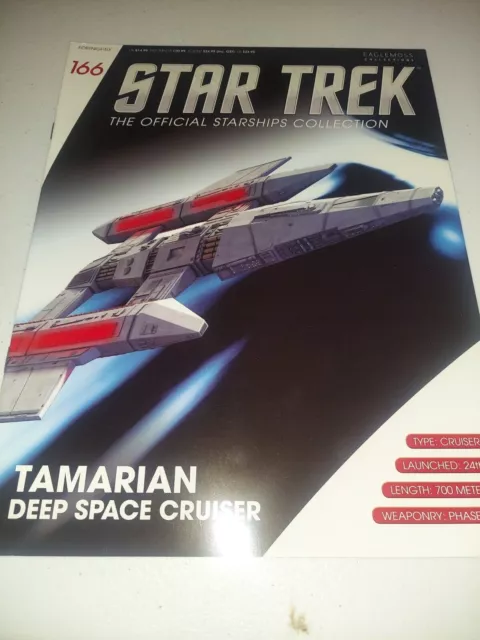 Star Trek Eaglemoss 166 Tamarian Warship & Magazine