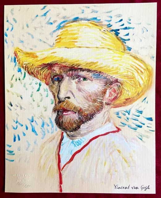 Vincent Van Gogh Litografia (Egon Schiele § Paul Cézanne Gauguin Edvard Munch)