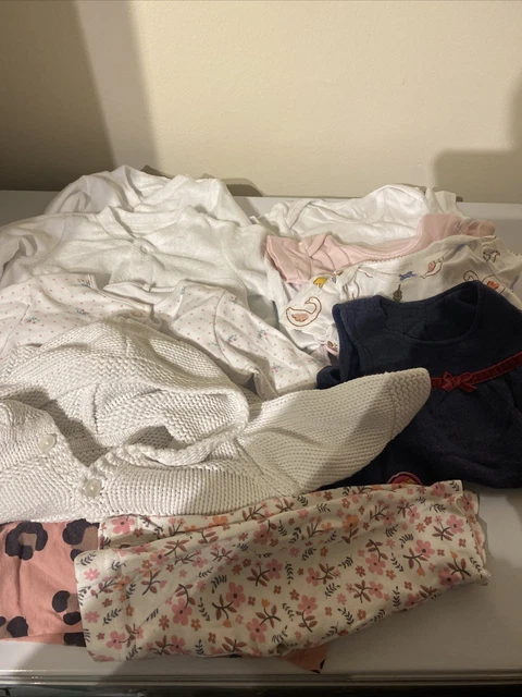 baby girls clothes 0-3 months bundle
