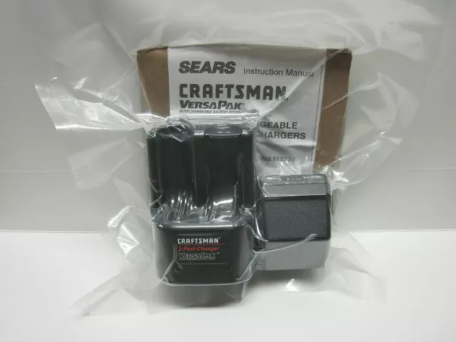 2 Craftsman Original Versapak Battery OEM 900.112710 Black & Decker Power Tools