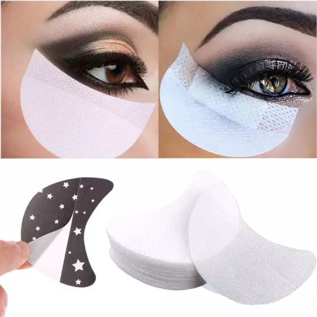 Eyeshadow Stencils Makeup Tape 100 Pcs Eyeshadow Shield, Professional Lint  Free Under Eye Eyeshadow Gel Pad Patches Eyeliner Tape For Eyelash