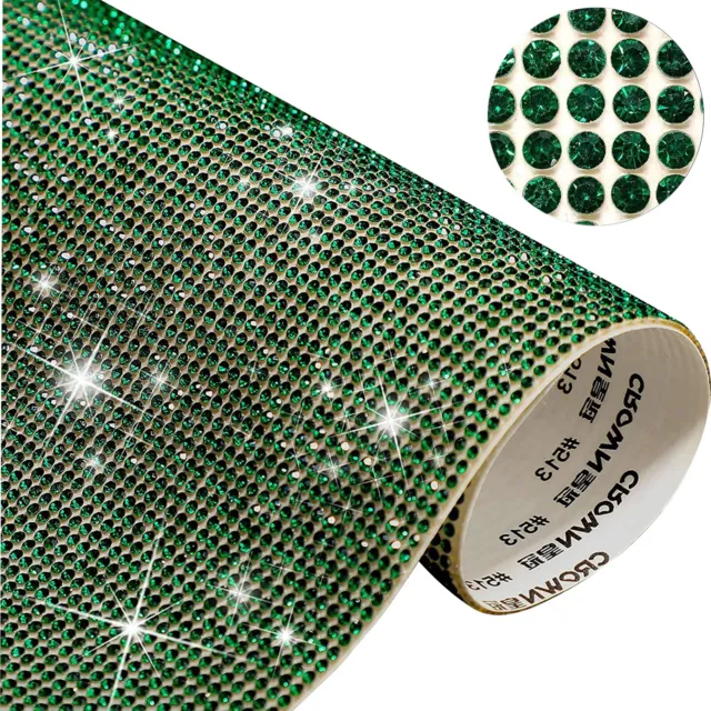 Rectangle Rhinestone Sticker Self Adhesive Fashion Crystal Home Goods Bling Deco