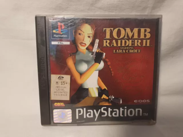 Tomb Raider II Sony Playstation  1 PS1 PAL Free Postage Starring Lara Croft Game