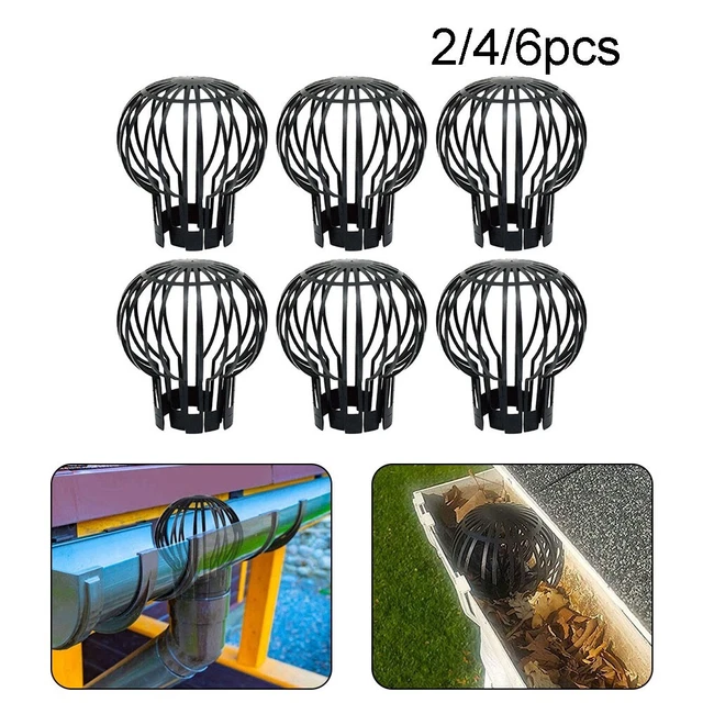 Parti scarico tetto copertura scarico grondaia raccordi foglia esterna plastica 2/4/6 pezzi