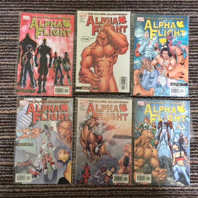 Marvel Comics All New All Different Alpha Flight Complete Set 1-6