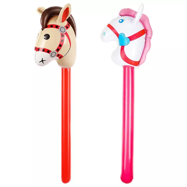 2 Pcs Cheering Stick Inflatable Playthings Birthday Party Decoration Child Toy
