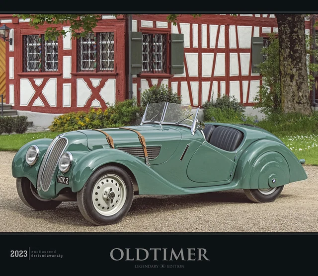 KALENDER 2023 HISTORISCHE Fahrzeuge Oldtimer Motorrad Traktor Fahrrad