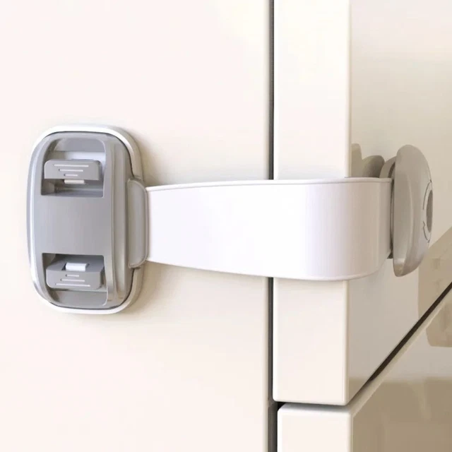 Plastic Baby Safety Lock Strong Fixation Drawer Door Lock Cabinet Lock  Home