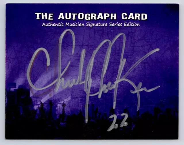 Chubby Checker Authentic Autographed Signed Musician Series 4x6 Signature Card