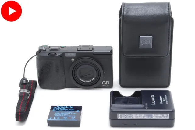 [TOP MINT] RICOH GR DIGITAL 8.1MP Digital Compact Camera w/ Case From JAPAN