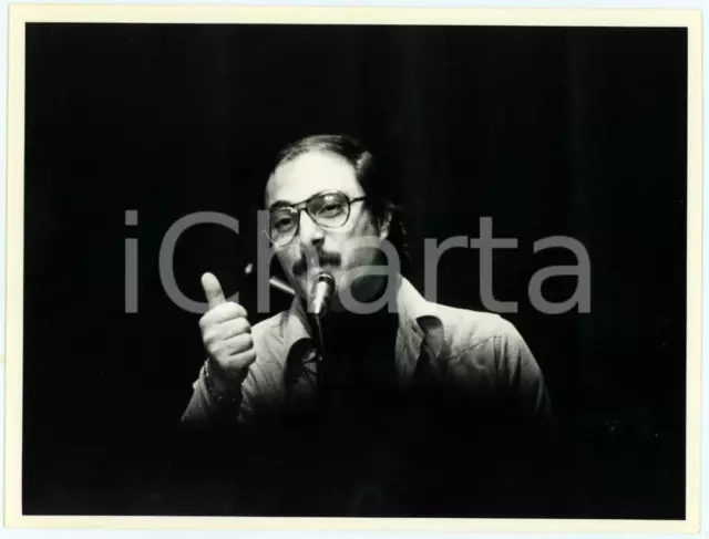 1975 ca ITALIA - MUSICA Luciano ROSSI Ritratto del cantautore - Foto 24x17 (1)