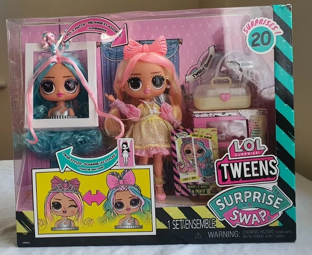 Poupée L.O.L. Surprise! Tweens - Winnie Braids-2-Waves - Avec 20+ Surprises, Tête Interchangeable Et Accessoires - Jouet Pour Fille Dès 4 Ans - 3