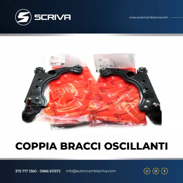 Coppia Bracci Oscillanti Anteriori TRW Alfa Romeo Giulietta tutte dal 10.2010->