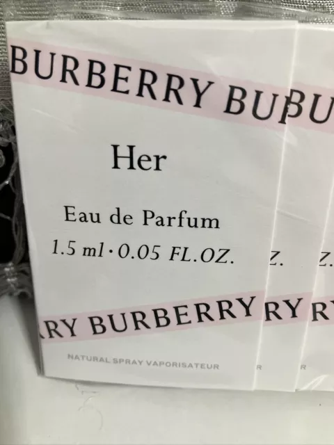 Burberry Her for Women 0.05 fl.oz Eau de Parfum Spray 12 pack samples
