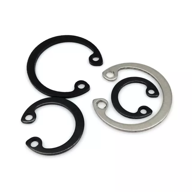 10/50pcs M8-M30 Retaining Snap Ring Washer Bearing C Type Internal Hole Circlip