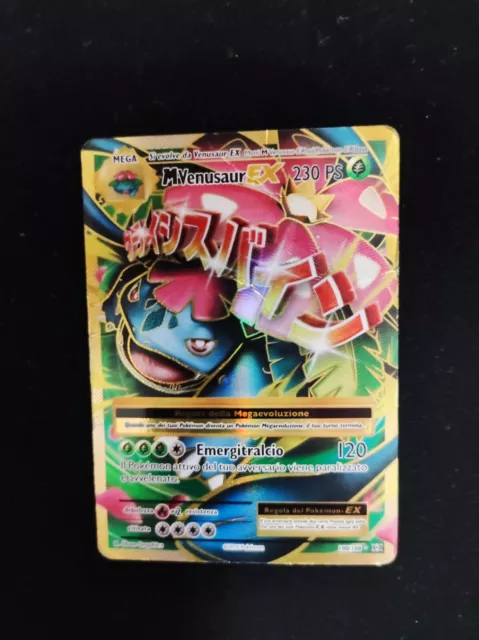 Lotto carte Pokemon Mvenusaur Ex 100/108 Evoluzioni