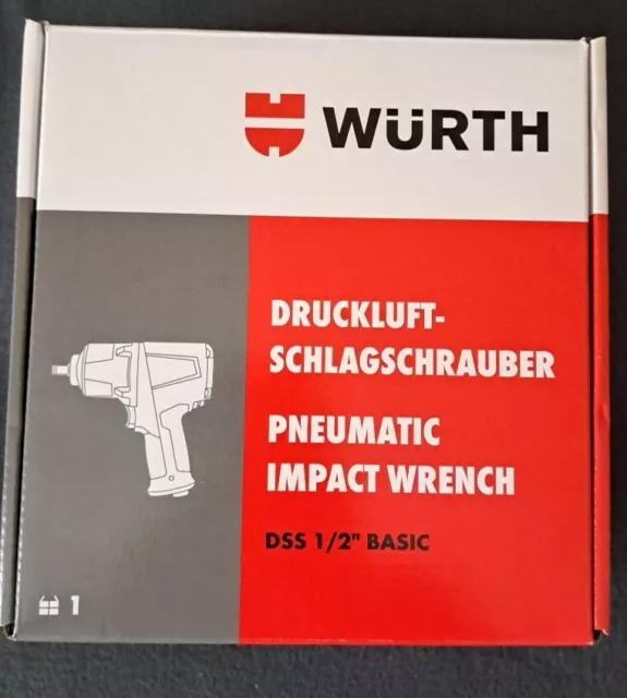 Würth DRUCKLUFT-SCHLAGSCHRAUBER DSS 1/2 ZOLL BASIC