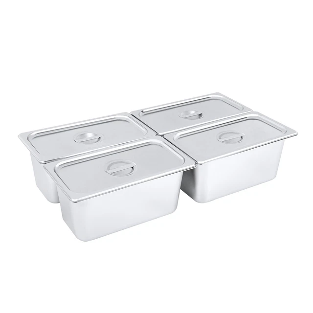AcMax GN 2/4 Gastronormbehälter 40mm - Edelstahl Behälter Für Gastronomie