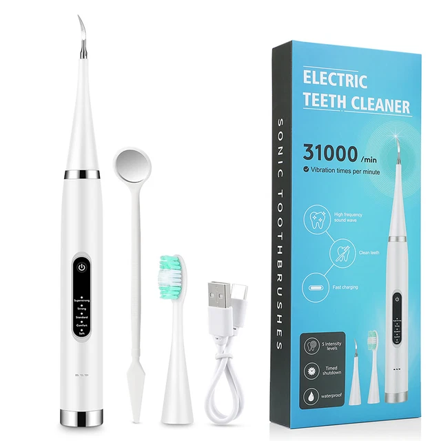 Limpiador dental eléctrico Sonic removedor de cálculos dentales escalador herramienta de limpieza dental
