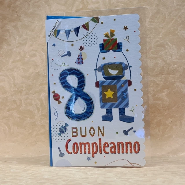 BIGLIETTO AUGURI BUON COMPLEANNO CON NUMERO 6 ANNI PRINCIPESSA cod