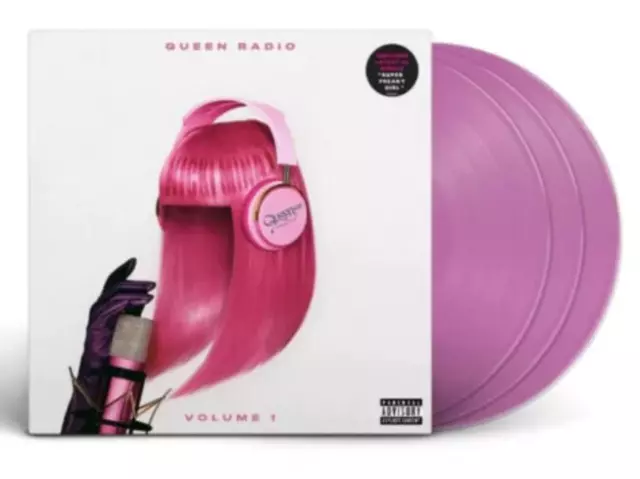Nicki Minaj - Queen Radio Vol.1 - Triple 3 Lp Vinyl - Violet Coloured Limited