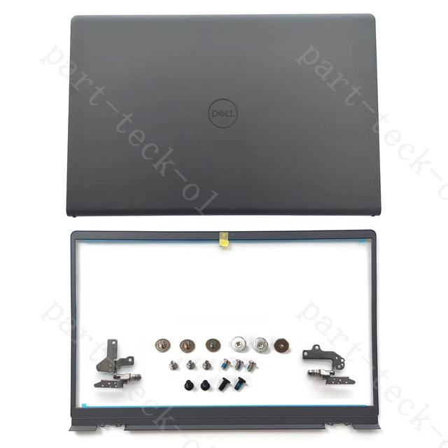 NEW LCD BACK Cover / Front Bezel / Hinges For Dell Inspiron 15 3510