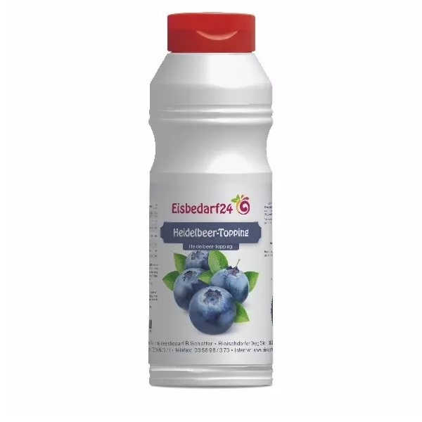 (9,14 €/Kg) Heidelbeer Sauce - Eis Topping EB24 - 1 Kg