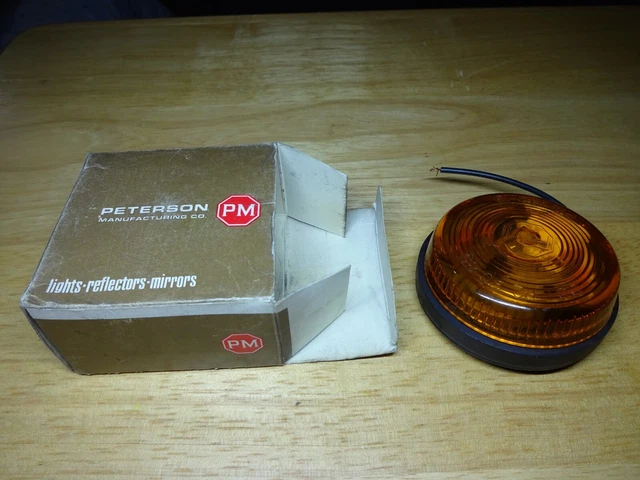 peterson manufacturing compact vibar amber clearance light