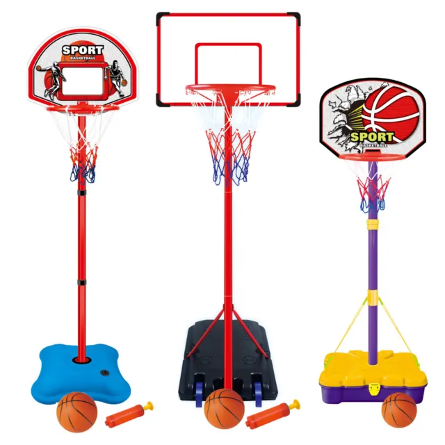Childrens Kids Basketball Sets Portable Freestanding Sports Toy Basket Ball Hoop