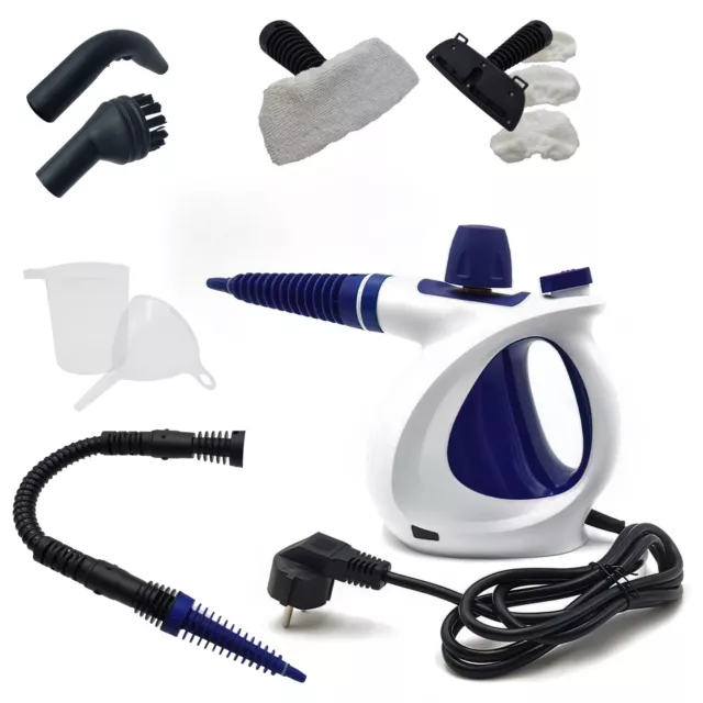 pulitore a vapore portatile disinfettante sanificatore multifunzione 1000w 3bar