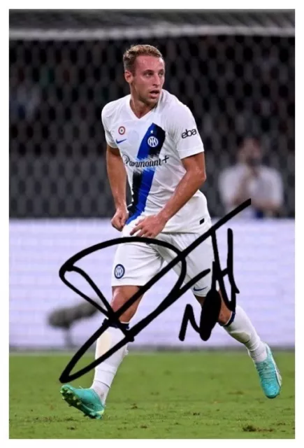 DAVIDE FRATTESI (1) INTER MILAN & ITALY - 6x4 Signed Autograph PHOTO Print