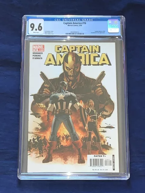 Captain America #16 2006 CGC 9.6 1st appearance of Sin - Captain America 4 MCU