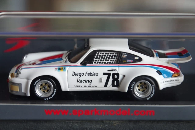 Miniature Starter Porsche 911 RSR N°78, 24h Du Mans 1976, 1/43, échelle 1:43