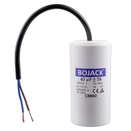 BOJACK 40 uF 450 V AC CBB60 Condensateur SH de Fonctionnement du Moteur ESR 0...