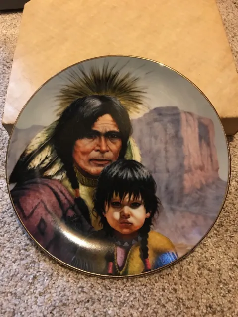 America's Indian Heritage THE CHEYENNE NATION 8 1/2” Plate By Perillo #1904G