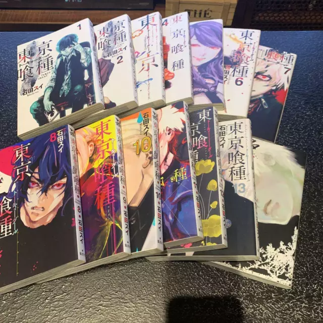 Tokyo Ghoul Vol.1-14 Completo Fumetti Set Manga Sui Ishida Giapponese Linguaggio