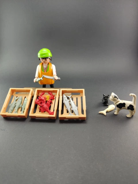 PLAYMOBIL VINTAGE 3183 set exclusif boulangerie stand marché vintage