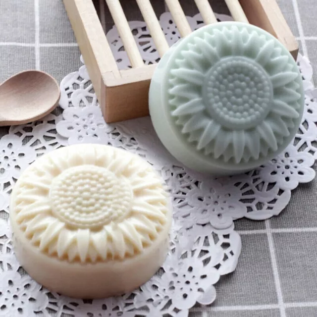 6 Holes Daisy Flower Soap Silicone Candle Soap Mould Tray Homemade DIY Making