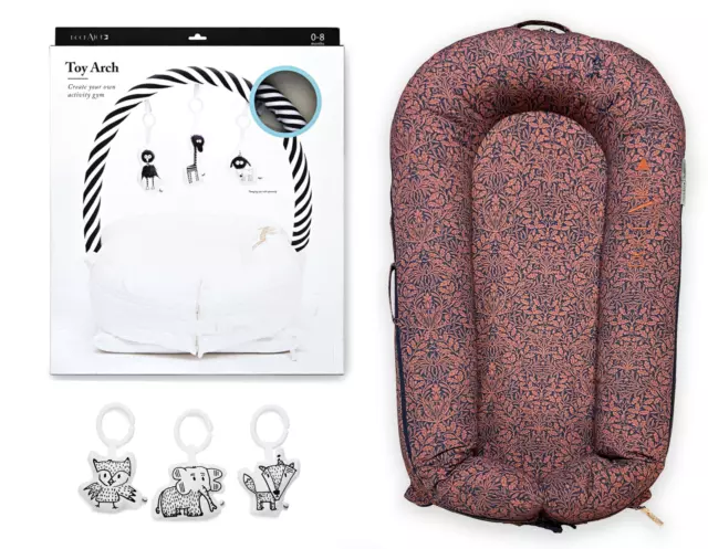 DockATot Deluxe Plus Bundle Limited Edition Morris and Co Acorn New Free Ship
