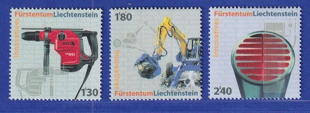 Liechtenstein 2007 Technische Inovationen (II).  Mi.-Nr. 1454-56 **