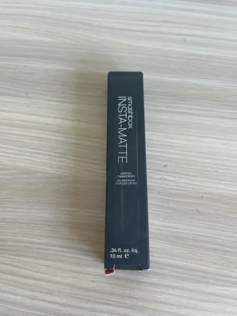 Transformador de lápiz labial Smashbox Insta-Matte 10 ml. Impresora labial/matificante gel nuevo
