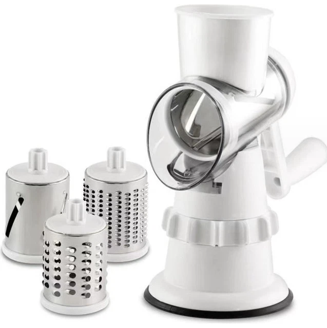 Rotary grater master,Rotary Cheese Grater Shredder, Manual Vegetable Slicer