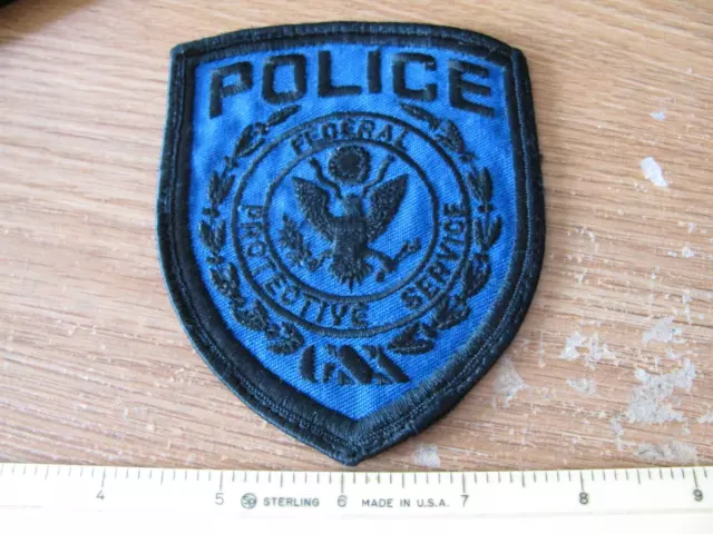 Older Police Protective Service Colored Uniform Patch ~Nice~