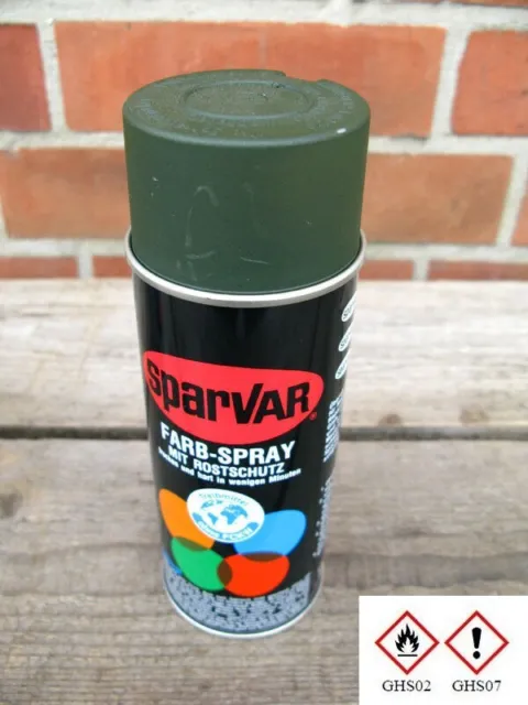 (22,50 €/1L) Wehrmacht RAL 6007 Farbe 400ml Flaschengrün Normandie / camouflage