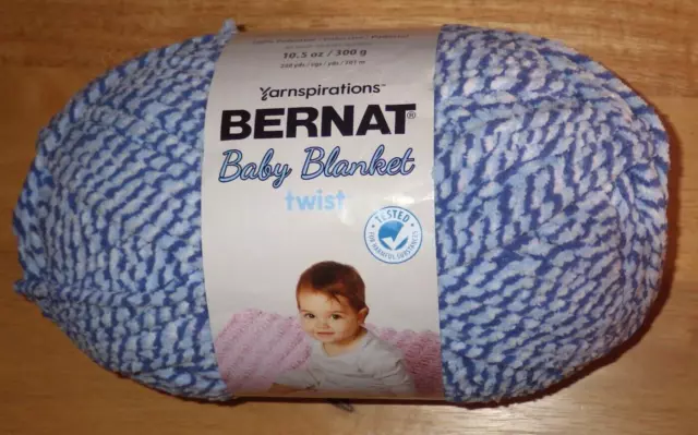 New 10.5 oz Bernat Blanket Yarn Big Ball - Tourmaline - 220 Yards / 300 g
