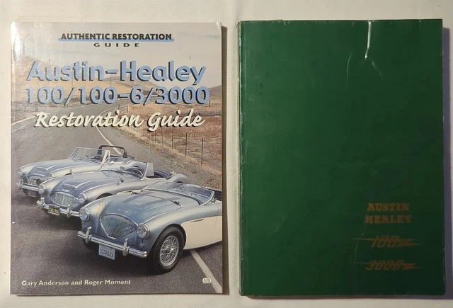 Austin-Healey 100-6 / 3000 Workshop Manual & Restoration Guide Books x2