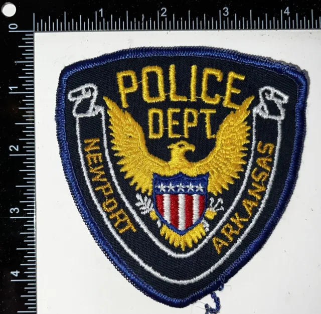 VINTAGE OBSOLETE Arkansas AR Newport Police Department Patch