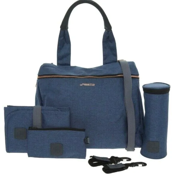 Lassig Baby  3-in-1 Changing Bag - Glam Rosie Blue RRP £110 - BNWT - CLEARANCE