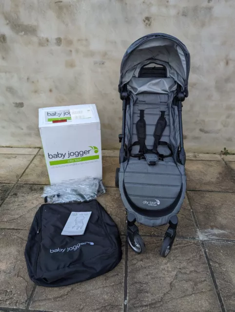 Baby Jogger City Tour Pushchair - Grey Used Great Condition Plus Extra Carry Bag