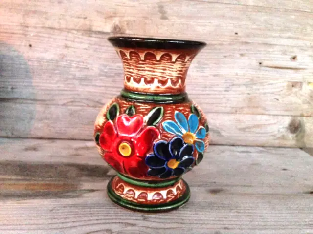 BAY Keramik Vase WGP / Mid-Century West German Pottery / sign size 98 14 cm